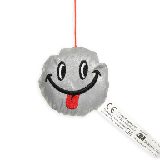 Maskot Reflexný Emoji prívesok 7cm CE 3M