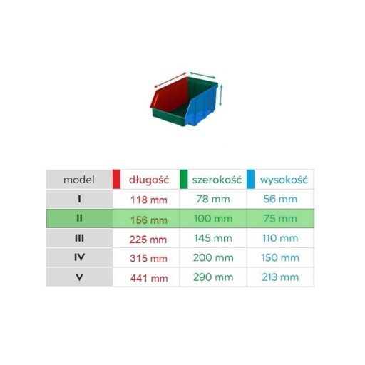 TYP NÁDOBY 2 - Kyveta - 156x100x75 mm