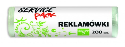 Jednorazové sáčky na rolke, trhacie na doma, na sklad, silné, 200 kusov