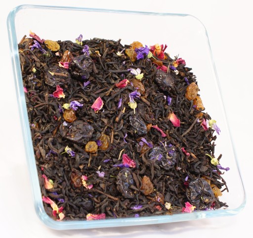 List čierneho čaju BLACK CHERRY 50g AKCIA!