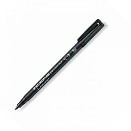 Foliopis Staedtler Lumocolor M čierny vodeodolný permanentný fix
