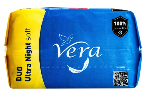 Ultra NIGHT Soft Duo podložky na noc VERA 16 kusov