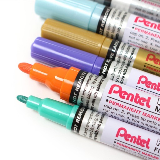 OLEJOVÝ ZNAČOVAČ ČIERNY okrúhly 0,5MM MMP10 PENTEL