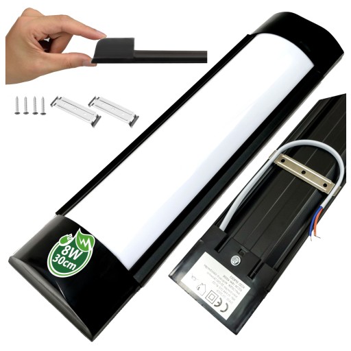 PRISÔVANÉ SVIETIDLO 30CM LED 8W ZAPÚŠŤACIE PANEL IP20