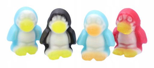 Bezlepkové ovocné marshmallows TROLLI Penguins