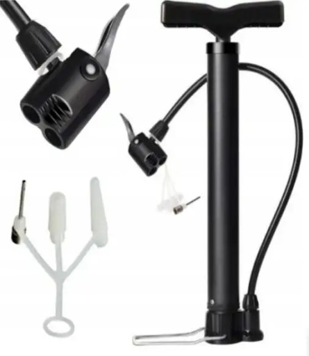 PUMPA NA BICYKEL 5 v 1 S HADICOU NA CYKLISTICKÉ LOPTY
