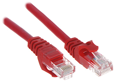 PATCHCORD RJ45/3,0-RED 3,0 m