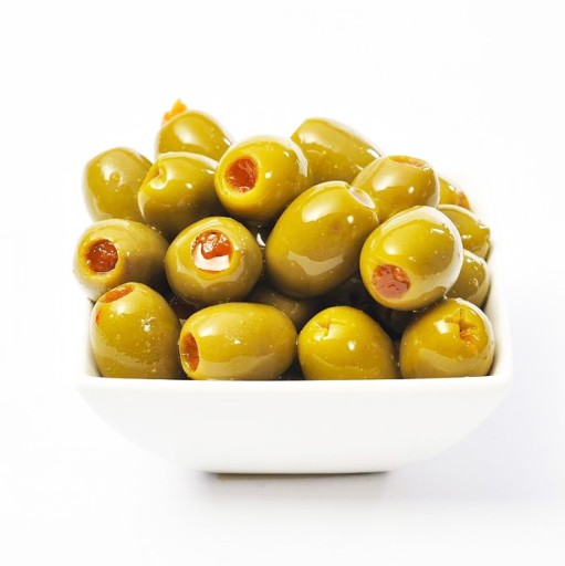 Zelené olivy plnené paprikou 170 g LaSevillan