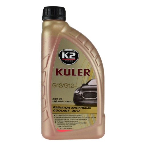 K2 KULER ČERVENÁ KVAPALINA RADIÁTOROV 1L