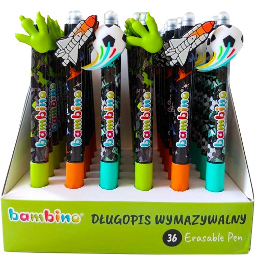 SMAZATEĽNÉ GULIČKOVÉ PERO MODRÉ ERGONOMICKÉ BAMBINO RÚČKA