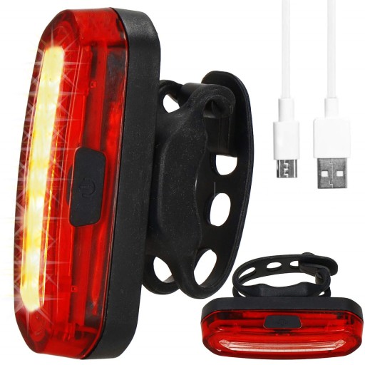 BIKE ZADNÉ SVETLO LED USB SVETLO NA BICYKEL ZADNÉ SVETLO ČERVENÉ