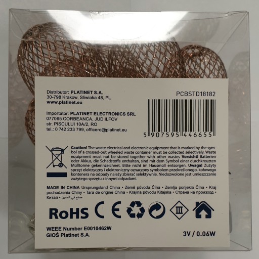 BAVLNENÉ LAMPY Medené lampy, 10 ks, 6 cm