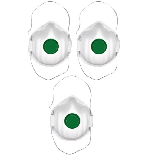 Tvarované filtračné polomasky s FFP2/KZ 3 ventilom