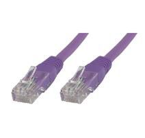 MicroConnect U/UTP CAT6 1,5M fialové PVC