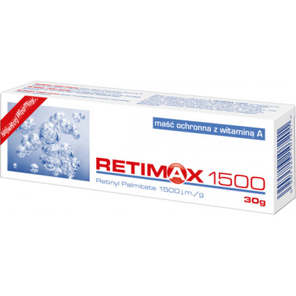 Retimax 1500, ochranná masť s vitamínom A, 30 g