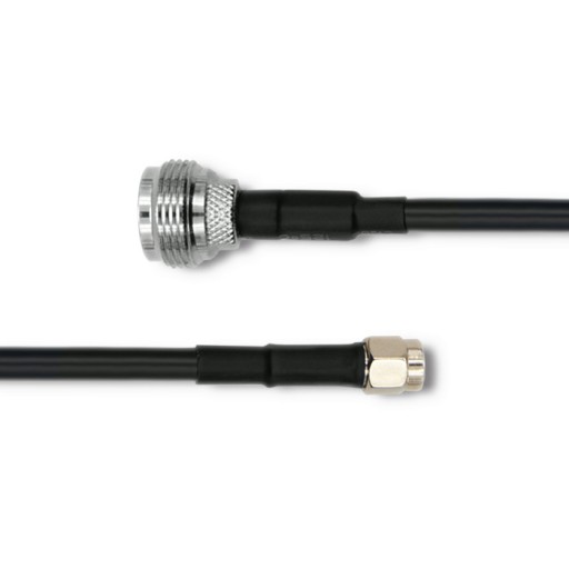 Koaxiálny kábel Qoltec RG58 N samica RP-SMA