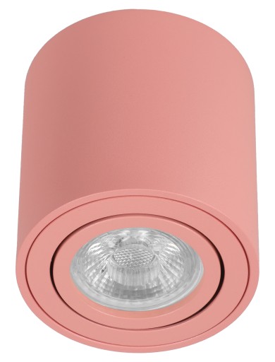 Prisadené bodové stropné LED svietidlo Halogen Tube GU10, ružové