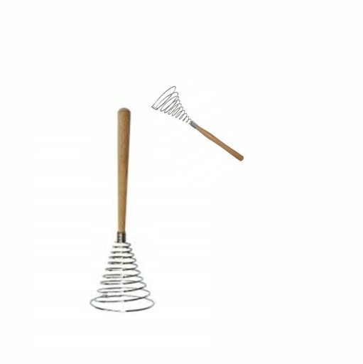 Špirálová metla, 31 cm, na vaječnú penu, smotanové hmoty, POĽSKÝ VÝROBOK