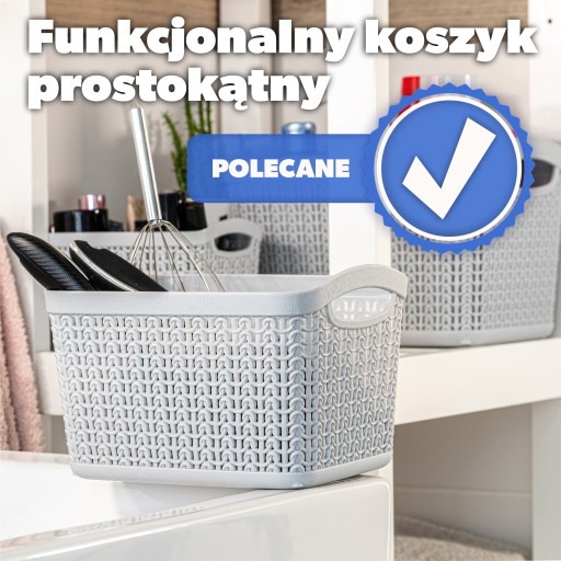 KOŠÍK KONTAJNER PLASTOVÝ KOŠÍK 3,3L FARBY