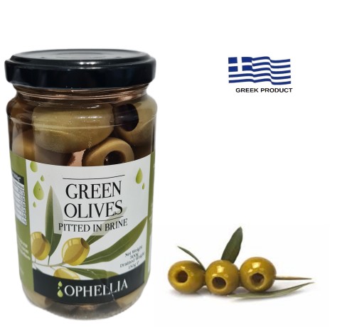 ZELENÉ BEZSEMENNÉ OLIVY V GRÉCKYCH MARINES