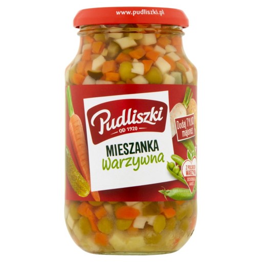 Pudliszki zeleninová zmes na šaláty 450g