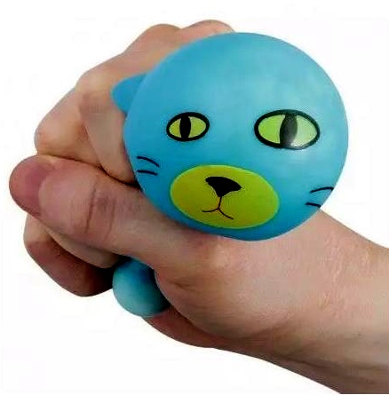Gniotek Kitten 1 zo 4 Na výber 8 cm ružovo modrá