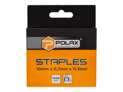 Polax A/53 spony na čalúnenie 10 x 0,7 x 11,3 mm 1000 ks.