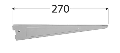 DVOJITÁ PODPORA AWSD 270MM GREY INTEGRI DOMAX