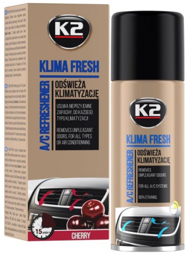 PRÍPRAVOK NA DEZINFEKCIU KLIMATIZÁCIE ČEREŠŇA, ČEREŠNA 150ML