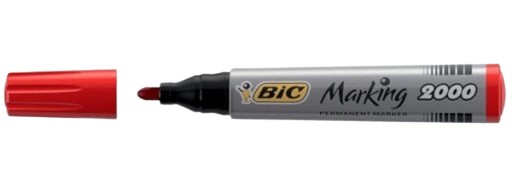 BIC Marking 2000 ECOlutions popisovač, okrúhly hrot - červený
