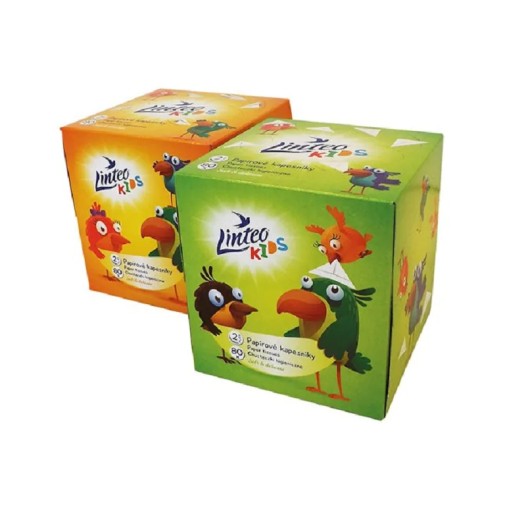 HYGIENICKÉ Utierky. LINTEO KIDS KARTÓN 2-WAR 80KS