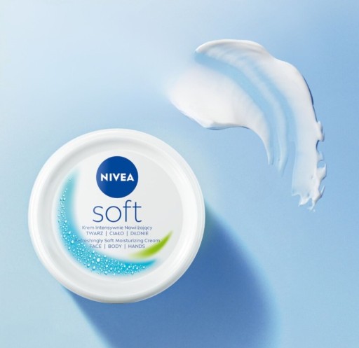 NIVEA Soft intenzívne hydratačný krém na tvár a telo 300 ml