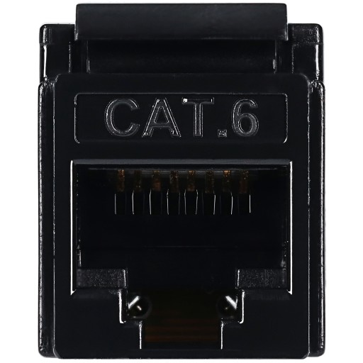 Keystone Modul RJ-45 LAN zásuvka CAT.6 čierna