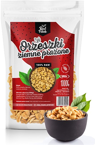 Skutočné potraviny - pražené arašidy 1000 g