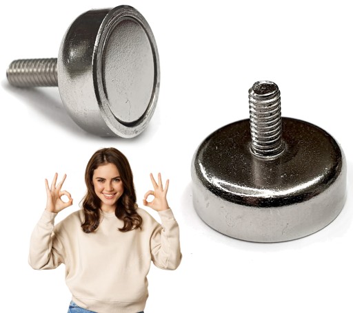 HÁK NA DRŽAŤ PRE NEODYMOVÝ MAGNET C10 - 1,5 kg