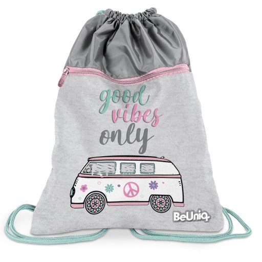 PREMIUM BEUNIQ BUS HIPPIE ŠKOLSKÁ TAŠKA NA TOPÁNKY PRE DIEVČATÁ