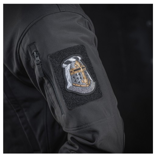 VELCRO NÁŠIVKA Topfhelm PRILBA CRUSADER M-Tac ŠEDÁ