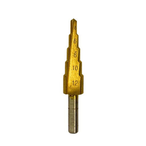 KROKOVACÍ VŔTAČ DO KOVU HSS-CIN 4-12MM ALLBE
