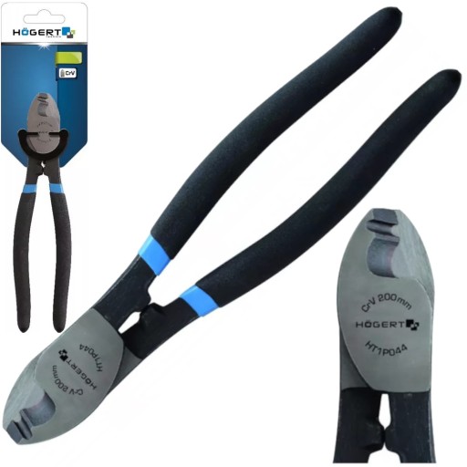 KLEŠTE NA KRÚŽANIE KÁBLOV 160MM, CrV HOGERT HT1P042