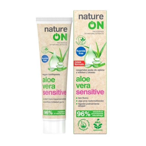 Jemná bieliaca zubná pasta so šťavou z aloe sensitive TOŁPA 100ml