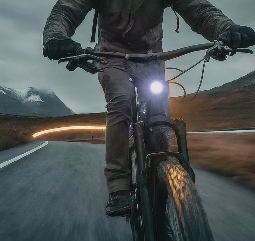 LED svietidlo na bicykel zo silikónovej gumy svetlo na bicykel čierne