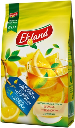 EKLAND Čajový nápoj s citrónom 300g