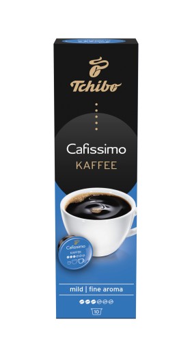 Kávové kapsuly Tchibo Cafissimo Fine Aroma 10 uzáverov.