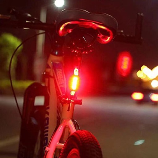 OSVETLENIE BICYKLA ZADNÉ ČERVENÉ LED ZADNÉ VAROVNÉ SVETLO USB