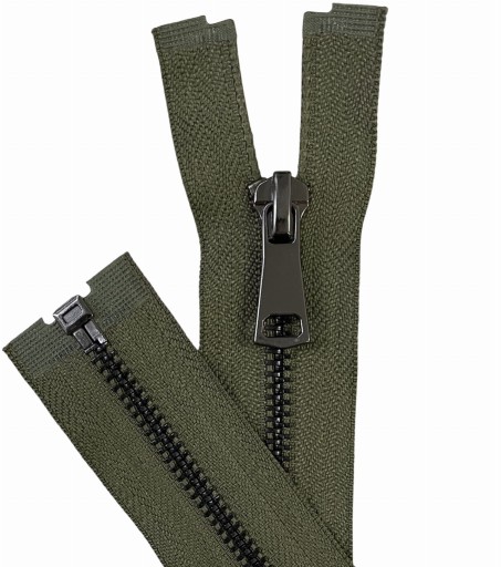 KOVOVÝ Zips VT10 45 cm KHAKI 1 ks.