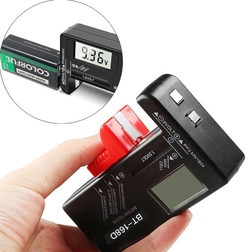 DIGITÁLNY TESTER A METER BATÉRIÍ AA