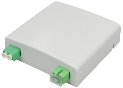 ÚČASTNÍCKA BOX Z OPTICKÉHO VLÁKNA 2xSC SIMPLEX FTTH