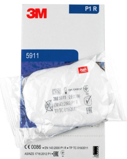 3M 5911 P1R prachový filter pre polomasku 6000 7500 Originál 2 ks.