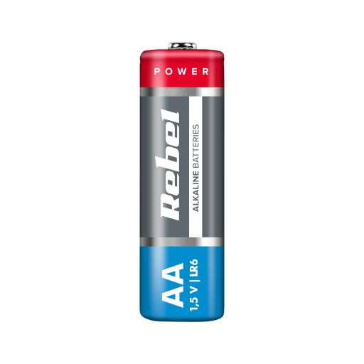 Alkalické batérie AA LR06 R6 LR6 4 kusy 1,5V Rebel sticks