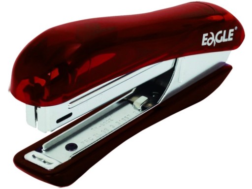 KANCELÁRSKA ZOŠÍVAČKA EAGLE 5002 ČERVENÁ 10 listov